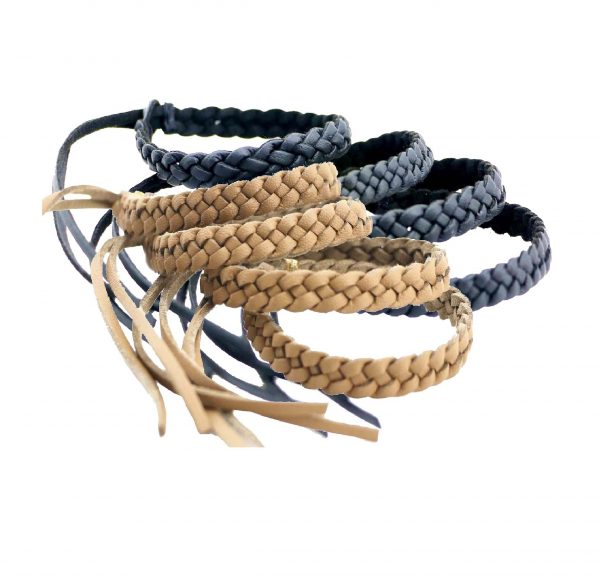 Original Kinven Mosquito Bug Repellent Faux Leather Bracelet Bands – DEET Free – Stylish Braiding 8 pack